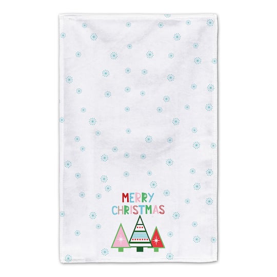 Merry Christmas Trees Tea Towel Set